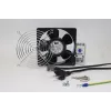 IT-BUDGET kompletná sada ventilátor IT skrine s termostatom - 160 m³/h prietok vzduchu - 230 V - 1 ventilátor, ochranná mriežka, kábel, termostat, skrutky (90ITBLUESET1T)