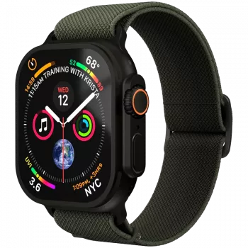 VONMÄHLEN Classic Nylon Loop 40, 41, 42mm One Size, olivová čierna