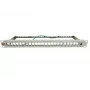 IT-BUDGET 19 palcový 24-portový Keystone patch panel, 1U, neosadený, svetlosivá 90ITBMT24PORTG
