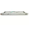 IT-BUDGET 19 palcový 24-portový Keystone patch panel, 1U, neosadený, svetlosivá 90ITBMT24PORTG