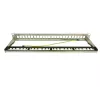 IT-BUDGET 19 palcový 24-portový Keystone patch panel, 1U, neosadený, svetlosivá 90ITBMT24PORTG