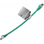 IT-BUDGET Full Copper Premium patch kábel - Flex AWG 26 - Cat.8.1 - 2000 MHz - bezhalogénový - PoE+ - 40 Gbit - zelený - 0,25 m (90ITBFLEX81PK025GR)
