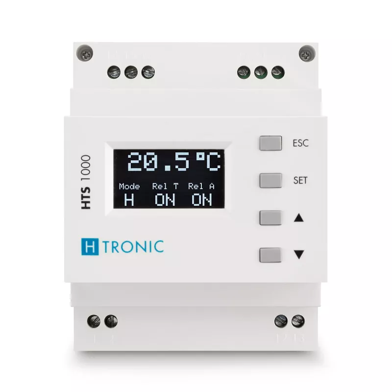 H-TRONIC HTS 1000 DIN lištový teplotný spínač -99°C až +850°C 1114690