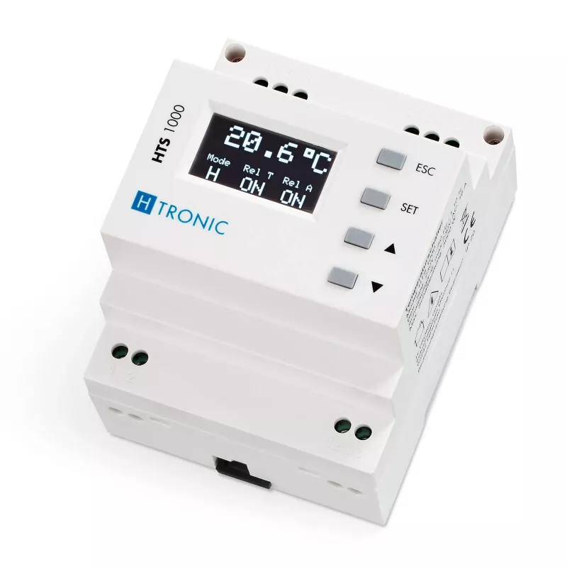 H-TRONIC HTS 1000 DIN lištový teplotný spínač -99°C až +850°C 1114690