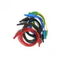 HT INSTRUMENTS KIT TLS-5 sada bezpečnostných meracích vodičov, 5 vodičov, 2 m, 4mm banánové konektory chránené proti dotyku, CAT IV 600V / CAT III 1000V, 16 A, silikón, červená/čierna/modrá/zelená/žltá 2008250