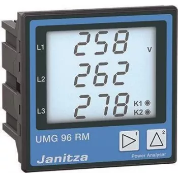 Janitza UMG 96RM Analyzátor kvality energie, 90-277V AC/DC, montáž do rozvádzača, RS485 Modbus 5222061