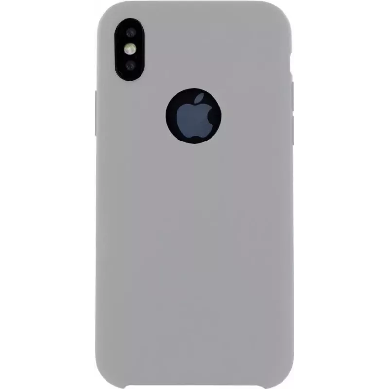 CYOO Premium Liquid Silicon tvrdé puzdro pre iPhone X / XS - biela