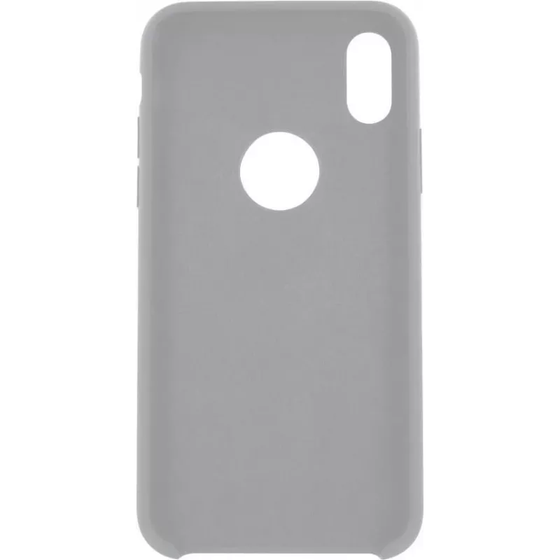 CYOO Premium Liquid Silicon tvrdé puzdro pre iPhone X / XS - biela