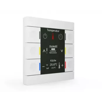 MDT BE-BZS86.01 Smart Control Center 86 mm plast lesklá čistá biela