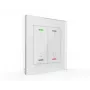 MDT BE-GTL2TW.B1 Glass Switch II Light 2-násobný RGBW s teplotným senzorom biela