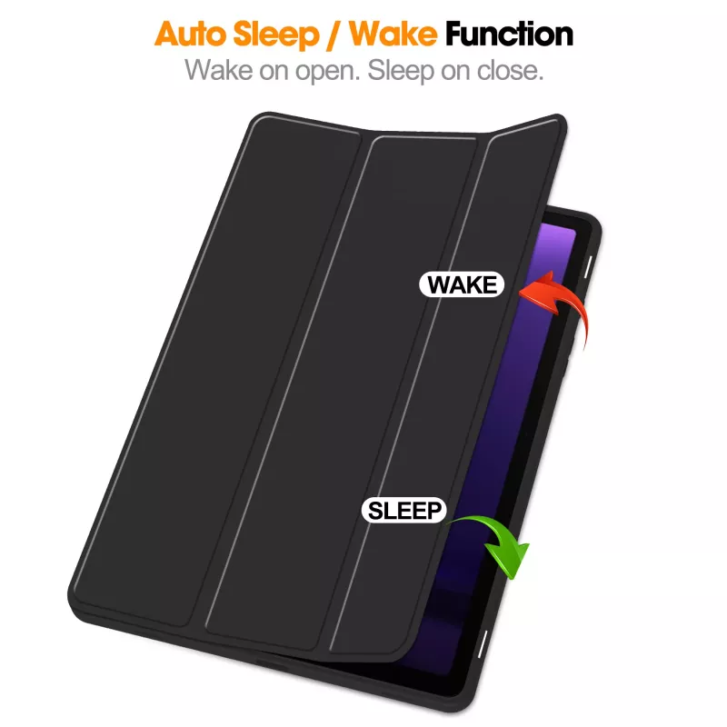 MRDISC Flip Cover pre Samsung Galaxy Tab S10+ 5G, čierna TPU MG-FLIPSGTSGB9SW