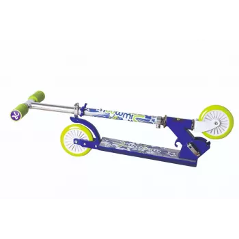 MUUWMI KiddyScooter Racing 3-kolesová kolobežka, modrá