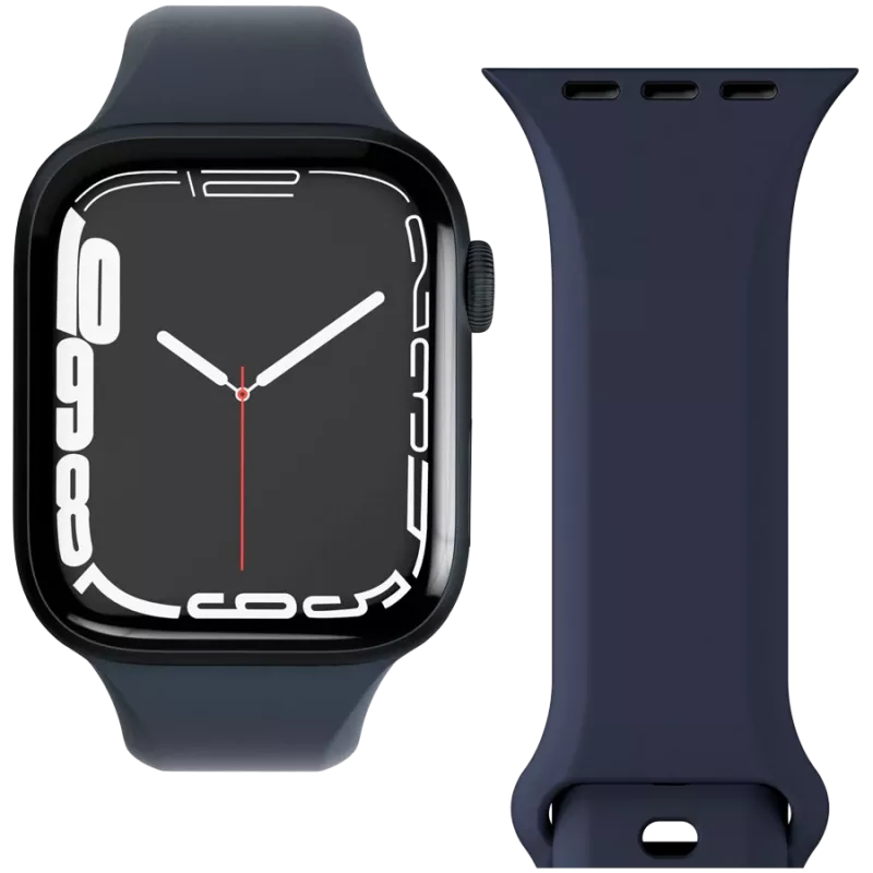 VONMÄHLEN Classic Band 2 pre Apple Watch 44/45/46/49mm, navy