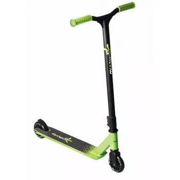 MUUWMI AU 399 stunt kolobežka 100 mm čierna/zelená