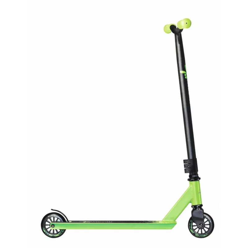 MUUWMI AU 399 stunt kolobežka 100 mm čierna/zelená