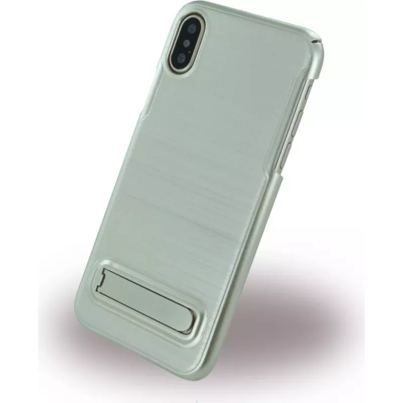 CYOO Brushed Stand – hardcover – Apple iPhone X – zlatá