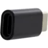 CYOO Lightning na USB-C adaptér – čierny konvertor na nabíjanie a prenos dát (CY122090)