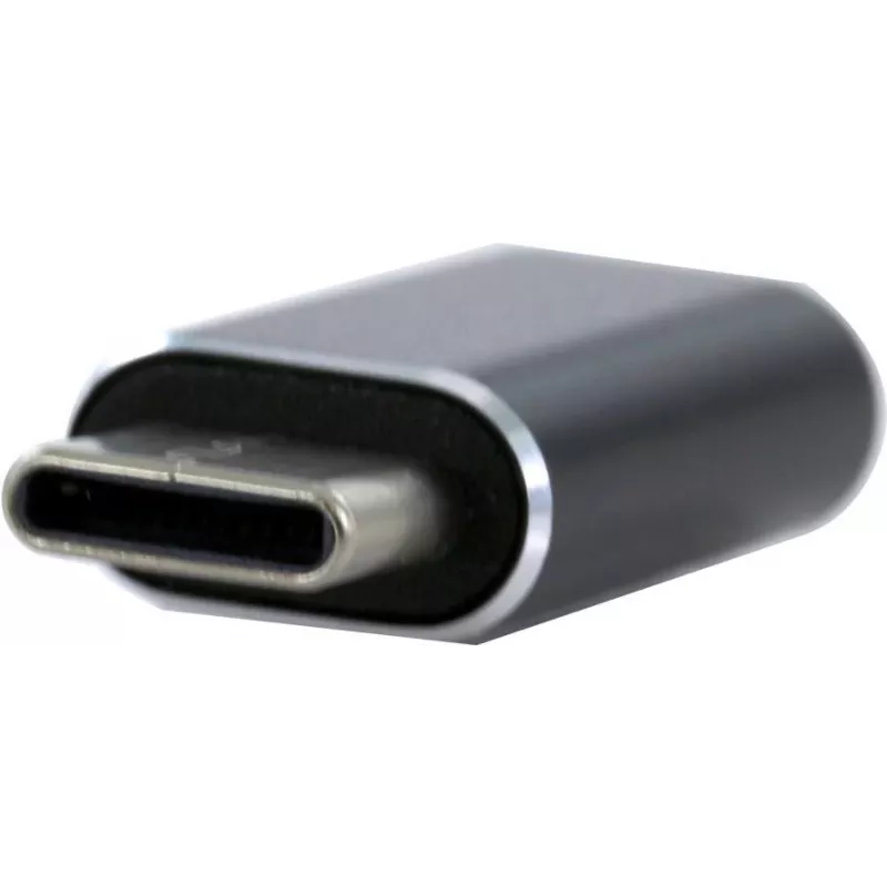 CYOO Lightning na USB-C adaptér – čierny konvertor na nabíjanie a prenos dát (CY122090)