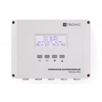 H-Tronic TDR 2004 PRO regulátor teplotného rozdielu, -99 až +850 °C 1114770