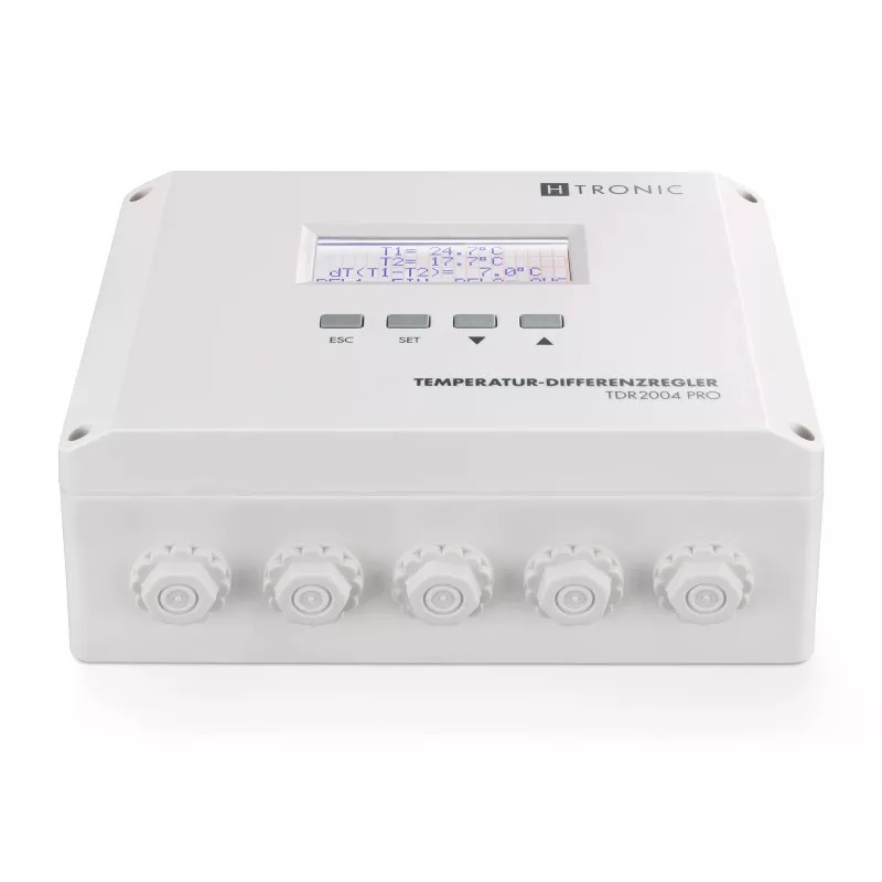 H-Tronic TDR 2004 PRO regulátor teplotného rozdielu, -99 až +850 °C 1114770