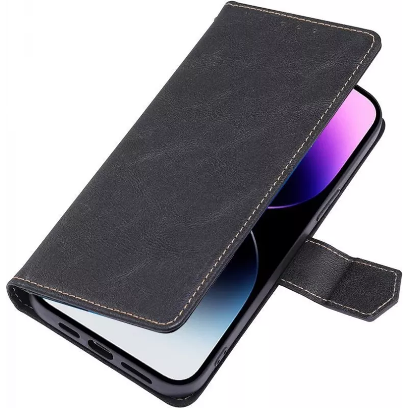 CYOO Premium BookCase Wallet puzdro pre Apple iPhone 14 Pro Max – čierna CY122794