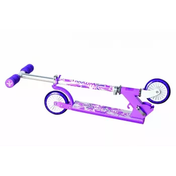 MUUWMI KiddyScooter Racing 3-kolesová detská kolobežka, ružová