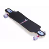 MUUWMI AU 560 Longboard Compact Cruiser skateboard, ABEC 7 ložiská, LED svetelné kolesá, 7-vrstvový kanadský javor