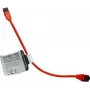 IT-BUDGET Premium Slim Cat8.1 S/FTP patch kábel, 0,25 m, červený, 40 Gbps, bezhalogénový 90ITBSLIM81PK025R