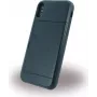 CYOO Slid Style puzdro na karty Hard Cover pre Apple iPhone X – čierna