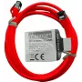 IT-BUDGET Full Copper Premium patch kábel – Slim AWG 28 – Cat.8.1 – 2000 MHz – bezhalogénový – PoE+ – 40 Gbit – červený – 3 m (90ITBSLIM81PK3R)