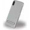 CYOO Brushed Stand puzdro pre Apple iPhone X / XS - strieborné