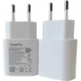PowerRay PR-TA800EWE 18W USB-C PD nástenná nabíjačka, EU 2-pin, biela, bulk
