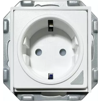 PowerRay WiFi Smart zásuvka PR-SSO-01, bezrámová biela, 16A, ovládanie aplikáciou a hlasom, Typ F