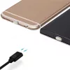 CYOO magnetický USB nabíjací a dátový kábel – 2-in-1 Micro USB & Lightning na USB – 1m – čierny