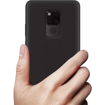 CYOO Premium puzdro z tekutého silikónu pre Huawei Mate 20 Pro - čierne