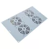 IT-BUDGET Tichá 19 palcová ventilátorová jednotka 6U, 4 ventilátory, 430 m³/h, svetlosivá (99ITB19SLUG)
