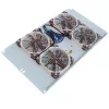 IT-BUDGET Tichá 19 palcová ventilátorová jednotka 6U, 4 ventilátory, 430 m³/h, svetlosivá (99ITB19SLUG)