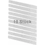 IT-BUDGET Spar-Pack 10x 19 inch rackové zaslepovacie panely 1U svetlosivá kov ZAA90ITBBP1HEG