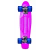 NORULES No Rules AU 349 Mini-Cruiser skateboard s osvetlenými kolieskami, ružový