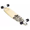 MUUWMI AU 559 longboard skateboard, 8-vrstvová javorová doska, ABEC 7 guľôčkové ložiská, 70mm kolieska, drevo
