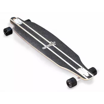 MUUWMI AU 559 longboard skateboard, 8-vrstvová javorová doska, ABEC 7 guľôčkové ložiská, 70mm kolieska, drevo