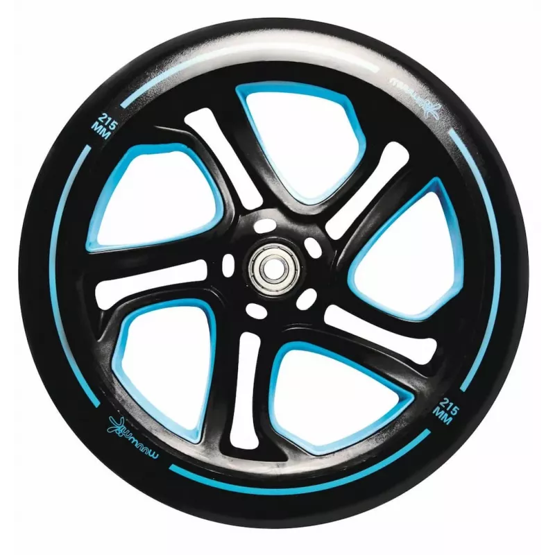 MUUWMI Aluminium Scooter PRO kolobežka 215 mm, modrá
