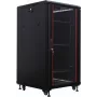 IT-BUDGET 19 palcový sieťový rozvádzač SRK - 22U - 600x800 mm - sklenené/ocelené dvere - Flatpack - čierny (90ITB19SRK2268GSN)