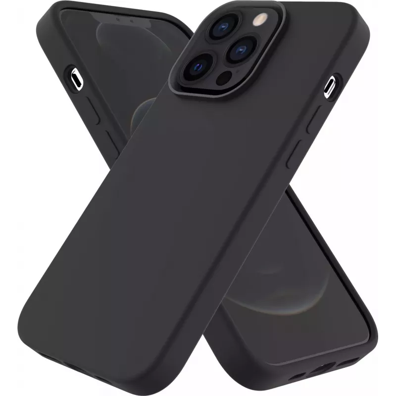 CYOO Premium Liquid Silicone puzdro pre Apple iPhone 14 Pro Max - čierna CY122778