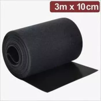Quadrios 24CA312 Rolka suchého zipsu 3 m x 10 cm čierna