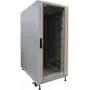 IT-BUDGET 19 inch serverový rozvádzač SRK - 27U - 600x1000 mm - sklenené/ocelené dvere - Flatpack - svetlosivá 90ITB19SRK27610GGN