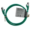 IT-BUDGET Cat.8.1 S/FTP patch kábel z čistej medi, 1m, zelený, 40Gbps, LSZH, PoE+ 90ITBFLEX81PK1GR