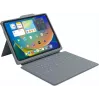 B2Bworkplace Smart Rugged kryt klávesnice so Smart Connector pre iPad 11 (2025) & 10.9 (2022), sivá/transparentná, QWERTZ