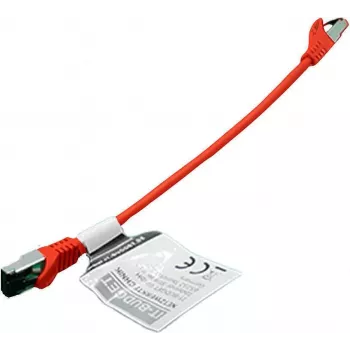 IT-BUDGET Full Copper Premium patch kábel - Flex AWG 26 - Cat.8.1 - 2000 MHz - bezhalogénový - PoE+ - 40 Gbit - červený - 0,5 m 90ITBFLEX81PK050R