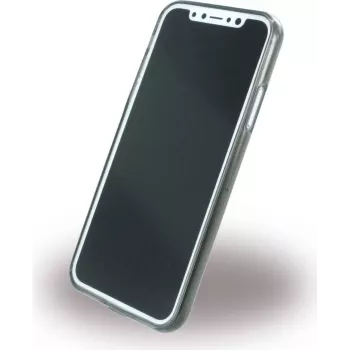 CYOO Ultra Thin silikónové puzdro pre Apple iPhone X - čierna